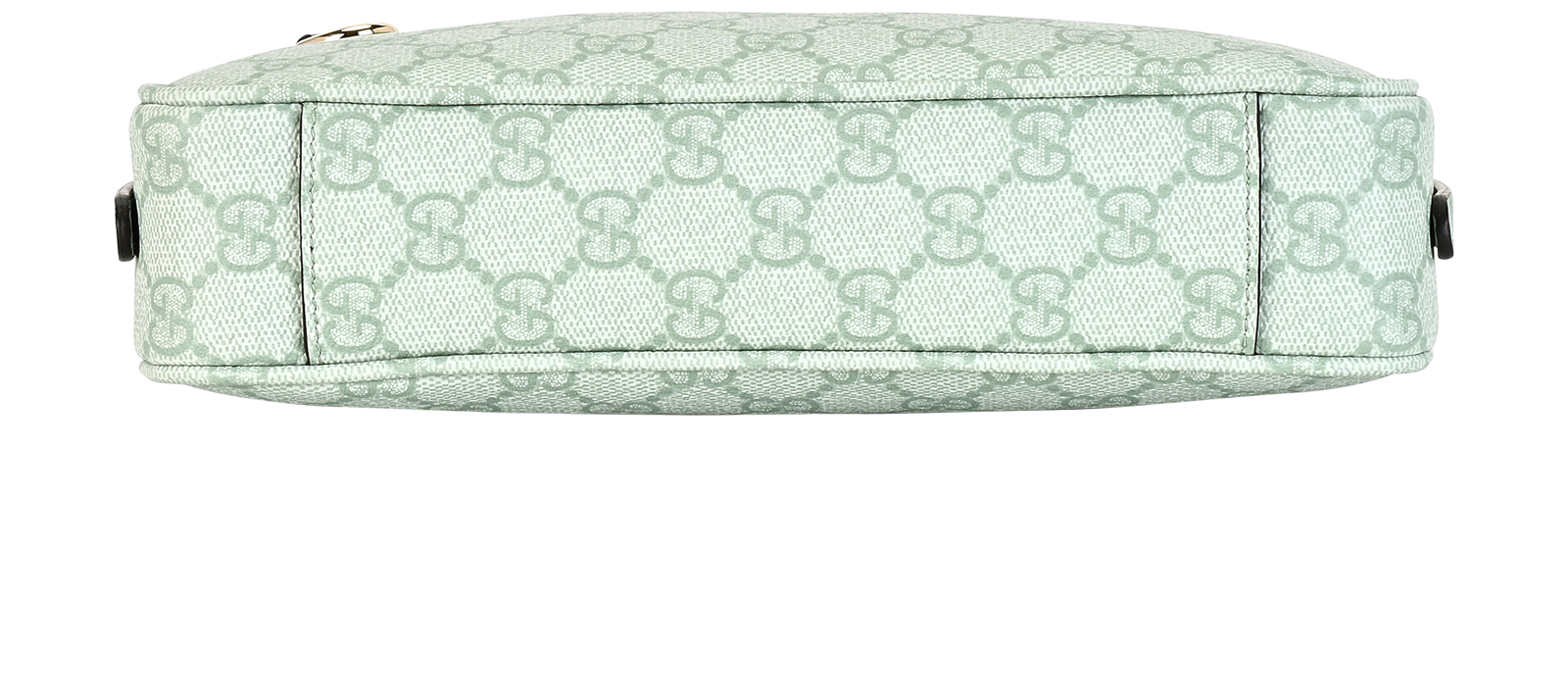 GG Emblem Small Shoulder Bag, &pound;750, Handbags, Green, Canvas, Top view